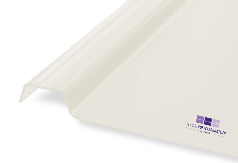 EZ Glaze polycarbonate profilé blanc pèrle - parfait pour rendre votre toiture premium
