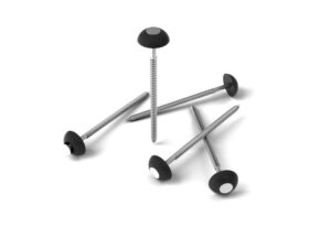black corrugated fixing pins