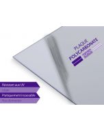 Plaque polycarbonate 4 mm - Compacte et parfaitement transparente