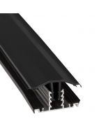 Ensemble complet de profils à clipser E-Tex 10/25 mm gris

