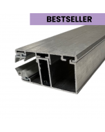 PROFIL DE RIVE EN ALUMINIUM EASY POUR LE SPLAQUES ALVEOLAIRES DE 10 ET 16MM