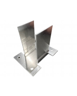 Platine Visible pour Poteau – Fixation Robuste et Esthétique
