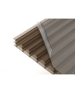 Panneau alvéolaire 16 mm bronze