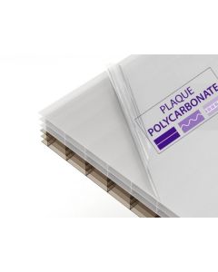 polycarbonate alvéolaire bi-couleur en 35m bronze opal