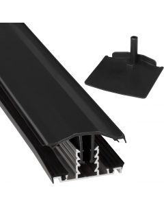 KIT COMPLET PROFILS À CLIPSER  E-TEX 10/16 MM GRIS