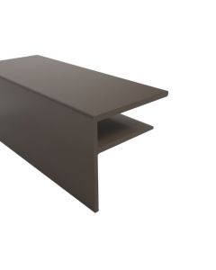 Profil F en PVC 25 mm

