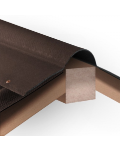 Faîtière en bitume 0.85m marron pour toiture esthétique et étanche