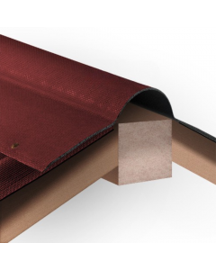 Faîtière en bitume 0.85m rouge pour finition robuste et esthétique
