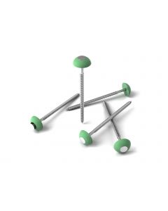 Vis de fixation en bitume vert pour une installation discrète et durable