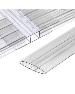 Profil H en Polycarbonate 4/6 mm