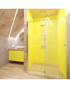 Panneau de Douche Acrylique Jaune 5 mm – Une Touche de Couleur et de Durabilité