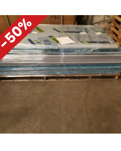 LOT PLAQUES DE POLYCARBONATE ALVÉOLAIRE OPALE 16MM SUR MESURE