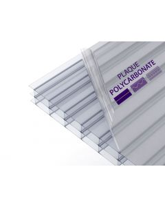 Plaques de toiture en polycarbonate transparent 25 mm

