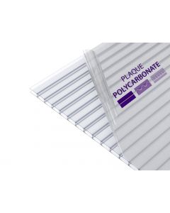 Plaque de polycarbonate transparent 8 mm