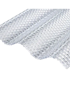  plaque ondulée en polycarbonate - structure alvéolaire 2,8mm - transparente - Ultra résistante & quasiment incassable - Transmission de lumière optimale -Filtration UV intégrée - Résiste aux intempéries