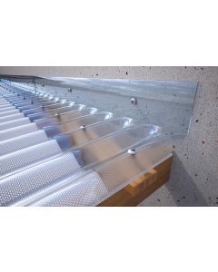 Profil en polycarbonate ondulé pour le polycarbonate nid d'abeille 2.8 mm pour mur -étanchéité optimale