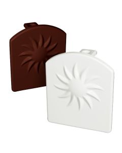 Embout profil alu chevron 50/60 Sunwood pour une finition parfaite
