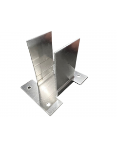 Platine Visible pour Poteau – Fixation Robuste et Esthétique
