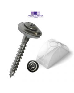 vis avec joint d'étanchéité et calotte