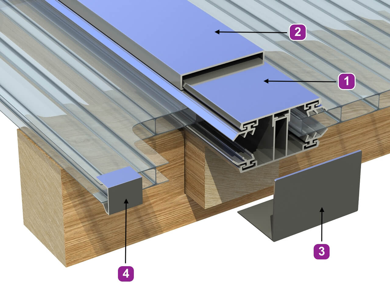 comment fixer plaques polycarbonate