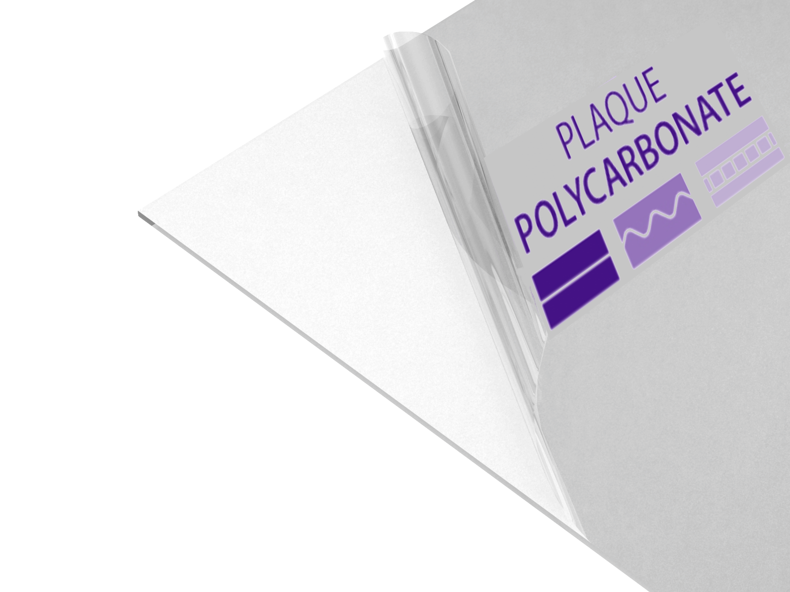 Polycarbonate compact sur mesure 2-12mm