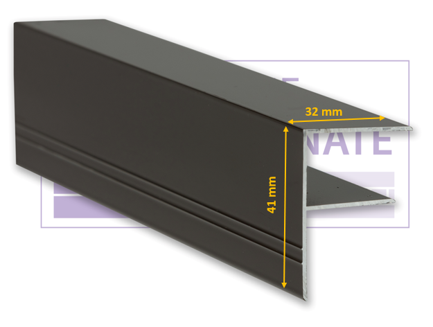 Profilé H Polycarbonate tr. 10mm x 6,0m Rubrique(Plaque - Panneau)