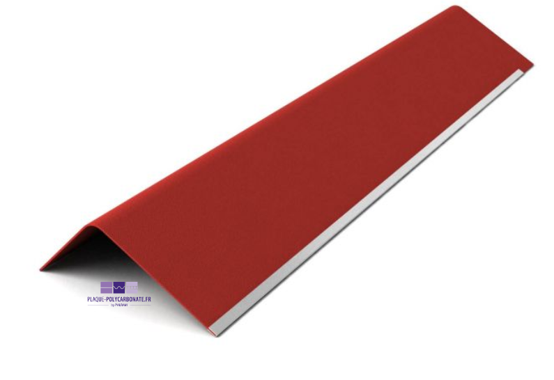 CORNIÈRE EN BITUME ROUGE 0.85M