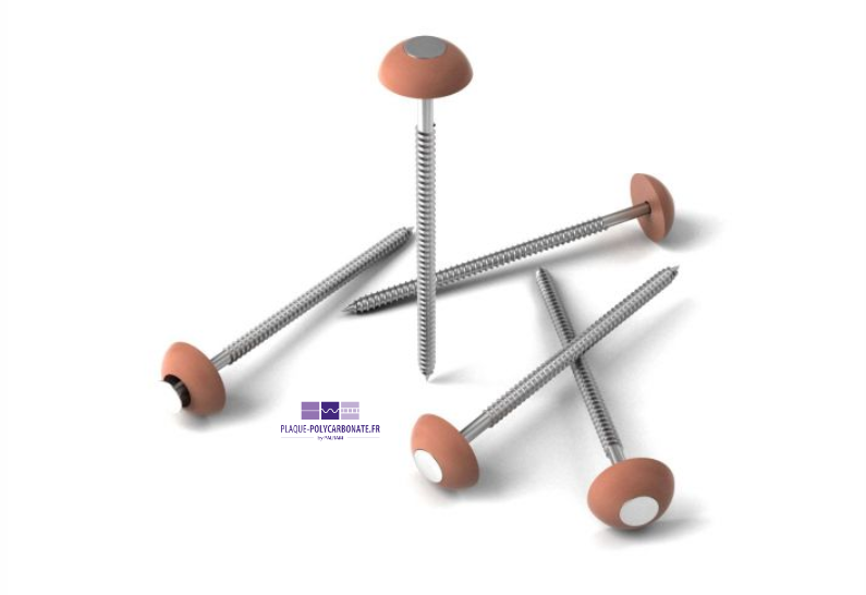 VIS DE FIXATION EN BITUME MARRON