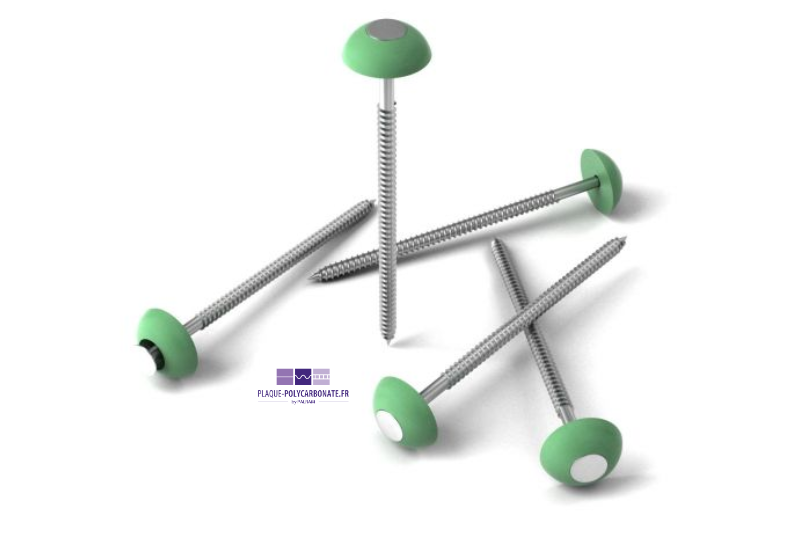 VIS DE FIXATION EN BITUME VERT