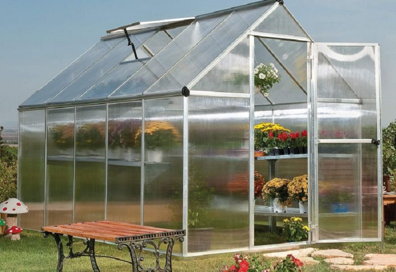 4mm Polycarbonate alvéolaire Transparent pour Serre de jardin - Lot 610x1220mm