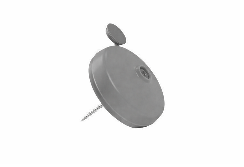 Boutons de fixations pour 10mm - Gris - Paquet de 10pcs - Image 4
