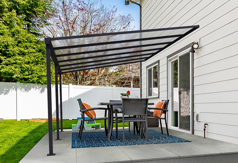 Pergola en aluminium sur mesure Evolution - Gris - Image 3