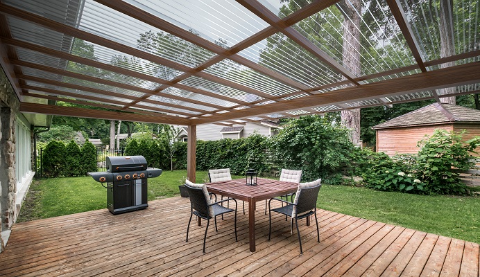 SUNTUF Clear Pergola American Home Dariusz 31