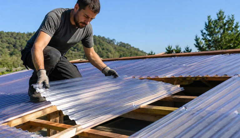 Comment remplacer une plaque de toiture en polycarbonate ? Guide complet étape par étape