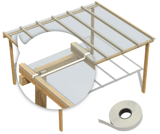 Ruban butyle pour installation EZ Glaze