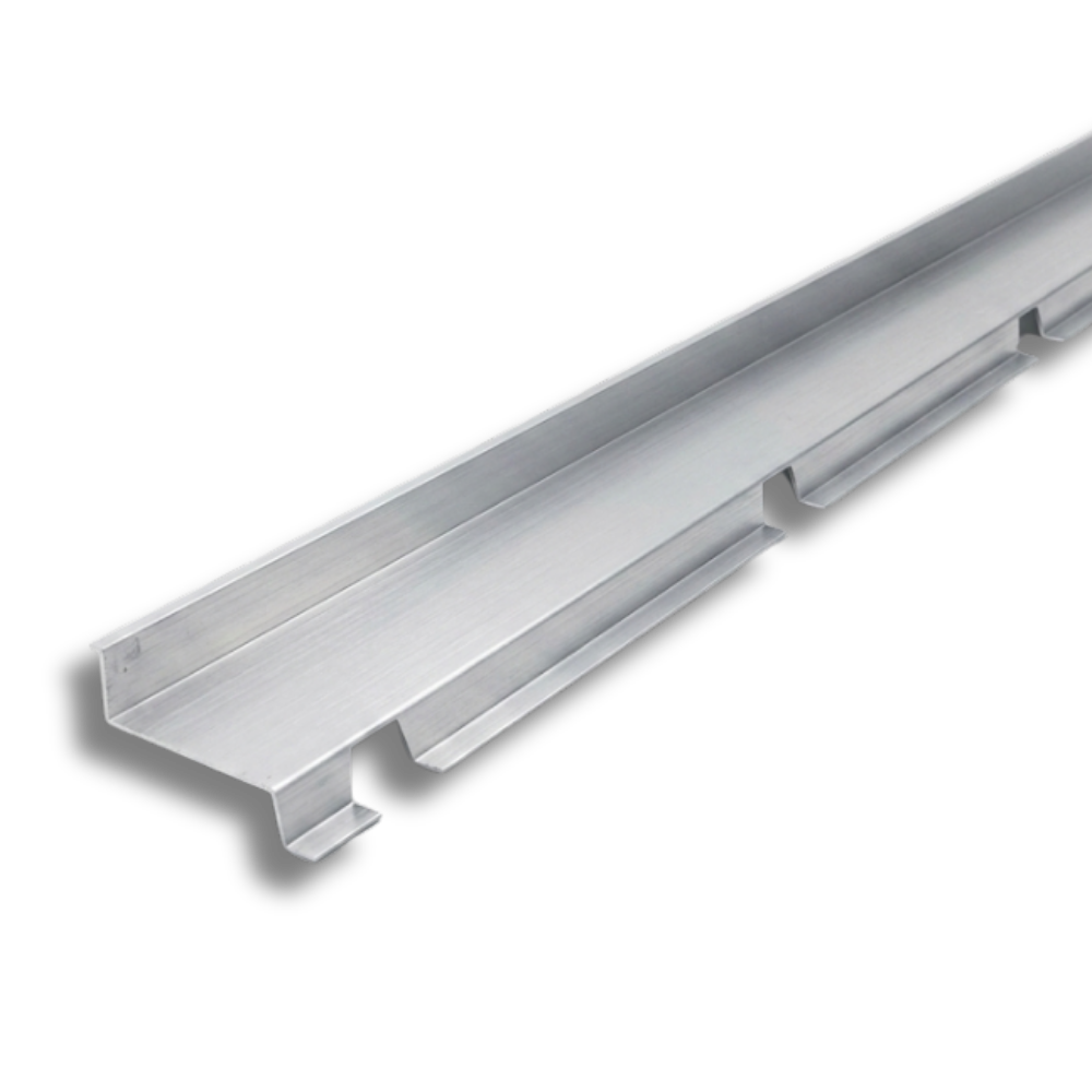 profil mul pour EZ GLaze en aluminium - étanchéité optimale entre la toiture et le mur