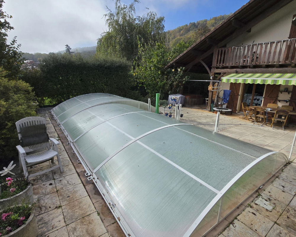 renovation abri piscine en polycarbonate alv olaire