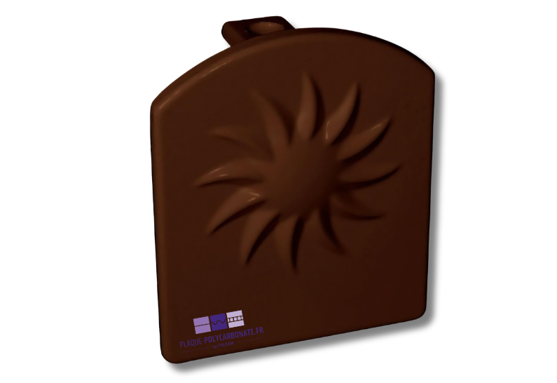 Embout pour profil aluminium chevron SUNWOOD 50 ou 60 mm