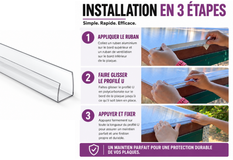 étapes d'installation de profil U